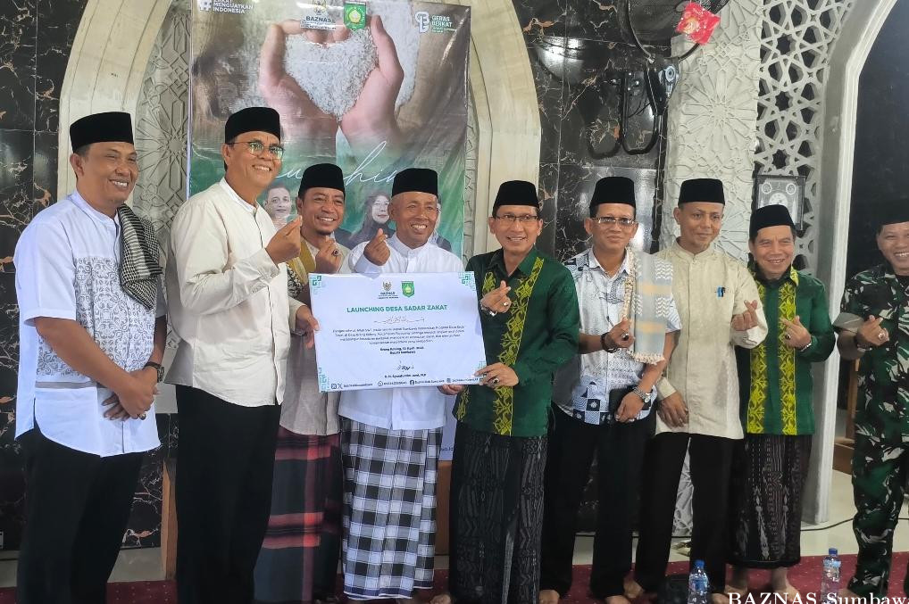 Bupati Sumbawa Kukuhkan Desa Brang Kolong sebagai Pilot Project Desa Sadar Zakat