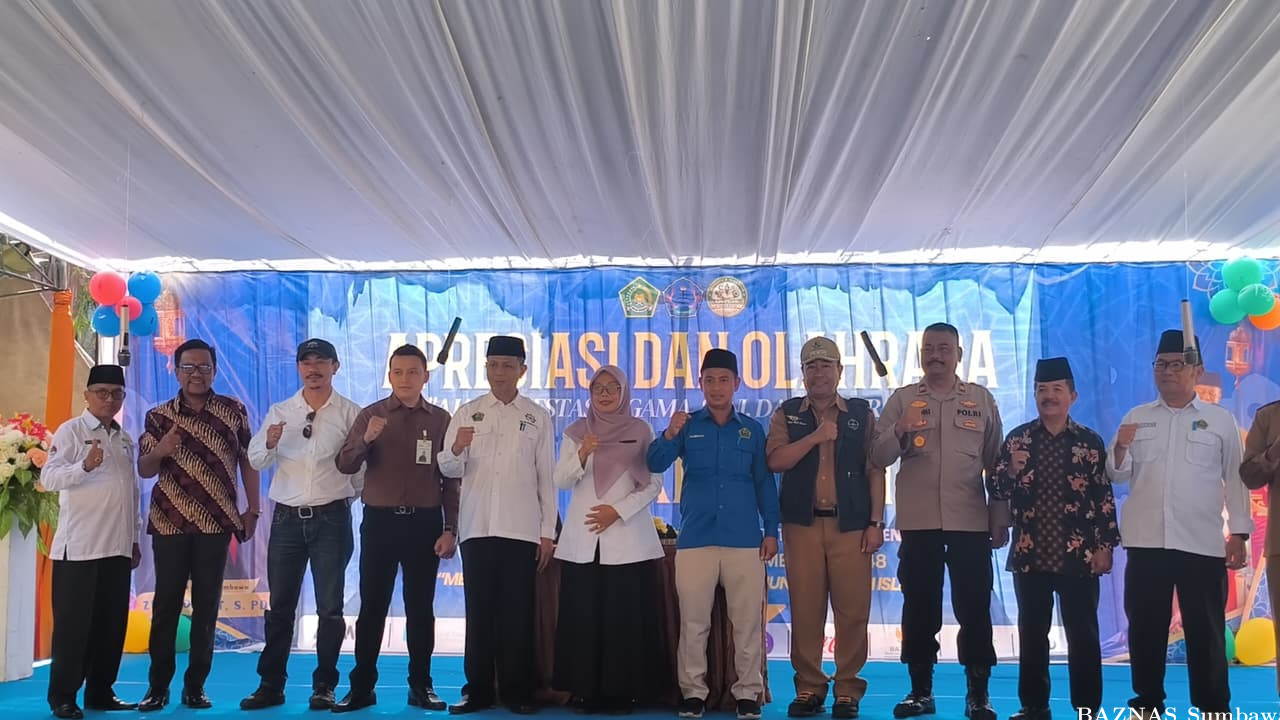 BAZNAS Sumbawa Hadiri Pembukaan Apresiasi dan Olahraga dalam rangka Harlah ke-48 MAN 1 Sumbawa