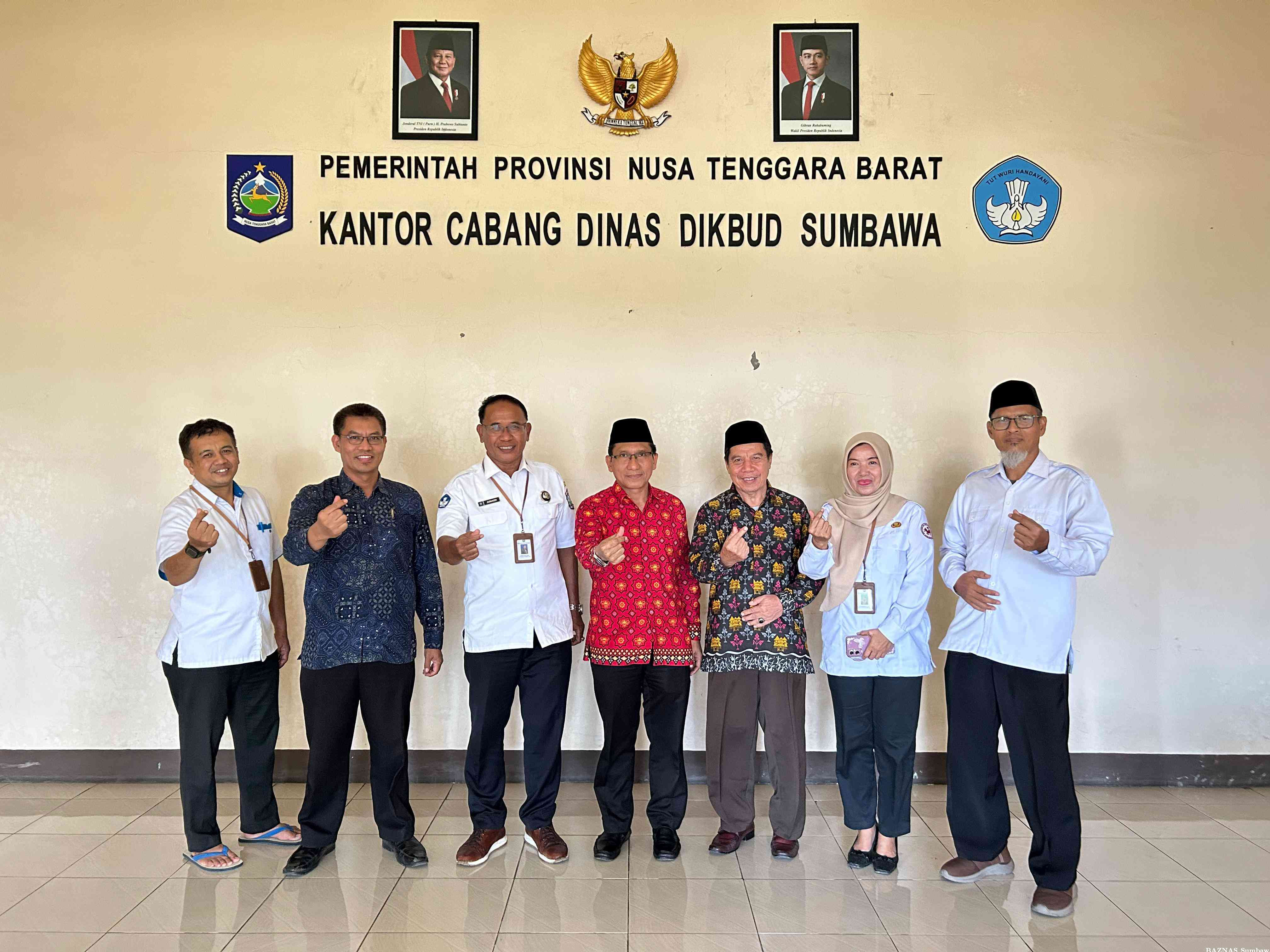 BAZNAS Sumbawa Jalin Silaturahmi dengan KCD DIKPORA Wilayah IV Sumbawa