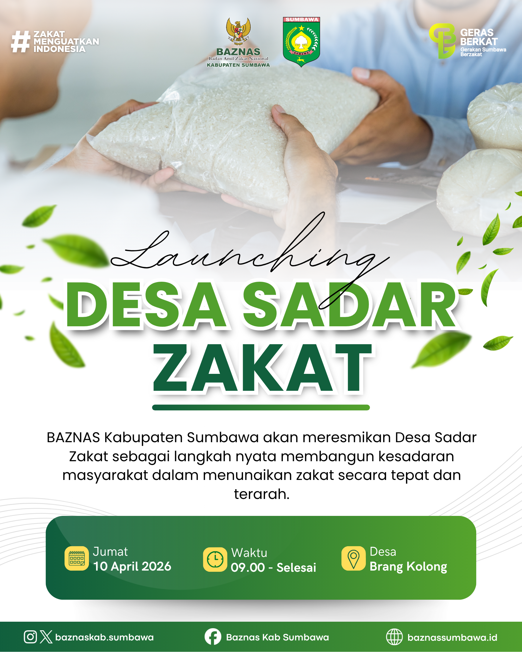 Kanan Launching Desa Sadar Zakat